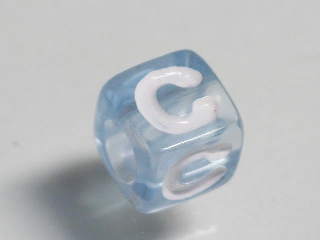 TOKO-BEADS P005-1-C Alphabet (C) 7mm P005-1-C アルファベット（C） 7mm Asian bead & African bead  Handmade,Lampeork,bead,asia,india,ethnic,parts,accessory,beads とんぼ玉,ビーズ,トンボ玉,アジア,インド,エスニック,手作り,パーツ,アクセサリー