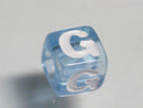 TOKO-BEADS P005-1-G Alphabet (G) 7mm P005-1-G アルファベット（G） 7mm Asian bead & African bead  Handmade,Lampeork,bead,asia,india,ethnic,parts,accessory,beads とんぼ玉,ビーズ,トンボ玉,アジア,インド,エスニック,手作り,パーツ,アクセサリー