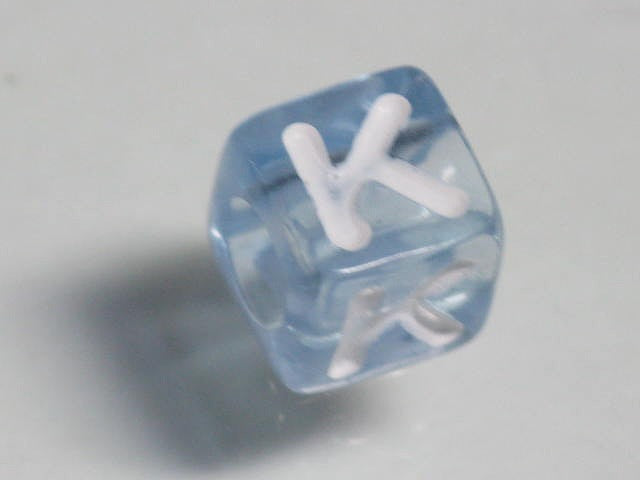 TOKO-BEADS P005-1-K Alphabet (K) 7mm P005-1-K アルファベット（K） 7mm Asian bead & African bead  Handmade,Lampeork,bead,asia,india,ethnic,parts,accessory,beads とんぼ玉,ビーズ,トンボ玉,アジア,インド,エスニック,手作り,パーツ,アクセサリー