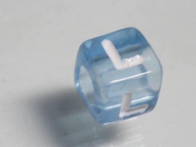 TOKO-BEADS P005-1-L Alphabet (L) 7mm P005-1-L アルファベット（L） 7mm Asian bead & African bead  Handmade,Lampeork,bead,asia,india,ethnic,parts,accessory,beads とんぼ玉,ビーズ,トンボ玉,アジア,インド,エスニック,手作り,パーツ,アクセサリー