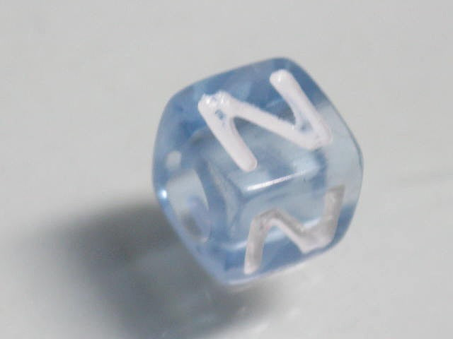 TOKO-BEADS P005-1-N Alphabet (N) 7mm P005-1-N アルファベット（N） 7mm Asian bead & African bead  Handmade,Lampeork,bead,asia,india,ethnic,parts,accessory,beads とんぼ玉,ビーズ,トンボ玉,アジア,インド,エスニック,手作り,パーツ,アクセサリー