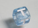 TOKO-BEADS P005-1-T Alphabet (T) 7mm P005-1-T アルファベット（T） 7mm Asian bead & African bead  Handmade,Lampeork,bead,asia,india,ethnic,parts,accessory,beads とんぼ玉,ビーズ,トンボ玉,アジア,インド,エスニック,手作り,パーツ,アクセサリー