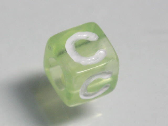 TOKO-BEADS P005-2-C Alphabet (C) 7mm P005-2-C アルファベット（C） 7mm Asian bead & African bead  Handmade,Lampeork,bead,asia,india,ethnic,parts,accessory,beads とんぼ玉,ビーズ,トンボ玉,アジア,インド,エスニック,手作り,パーツ,アクセサリー