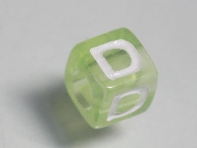 TOKO-BEADS P005-2-D Alphabet (D) 7mm P005-2-D アルファベット（D） 7mm Asian bead & African bead  Handmade,Lampeork,bead,asia,india,ethnic,parts,accessory,beads とんぼ玉,ビーズ,トンボ玉,アジア,インド,エスニック,手作り,パーツ,アクセサリー