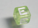 TOKO-BEADS P005-2-E Alphabet (E) 7mm P005-2-E アルファベット（E） 7mm Asian bead & African bead  Handmade,Lampeork,bead,asia,india,ethnic,parts,accessory,beads とんぼ玉,ビーズ,トンボ玉,アジア,インド,エスニック,手作り,パーツ,アクセサリー