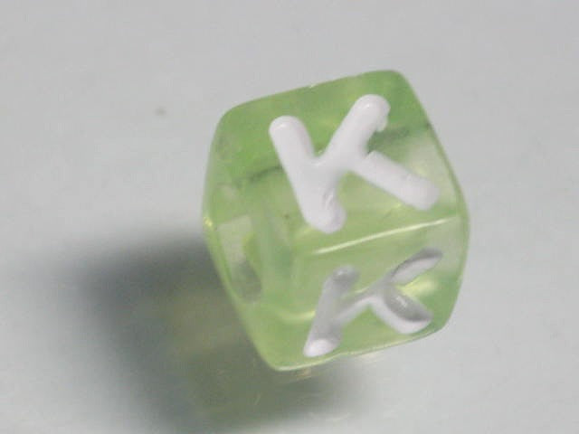 TOKO-BEADS P005-2-K Alphabet (K) 7mm P005-2-K アルファベット（K） 7mm Asian bead & African bead  Handmade,Lampeork,bead,asia,india,ethnic,parts,accessory,beads とんぼ玉,ビーズ,トンボ玉,アジア,インド,エスニック,手作り,パーツ,アクセサリー