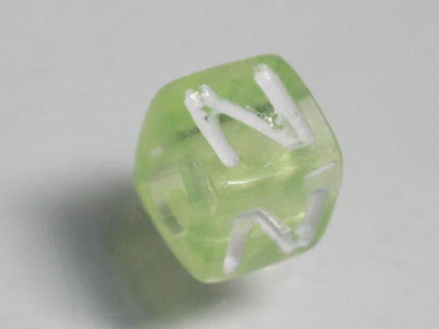 TOKO-BEADS P005-2-N Alphabet (N) 7mm P005-2-N アルファベット（N） 7mm Asian bead & African bead  Handmade,Lampeork,bead,asia,india,ethnic,parts,accessory,beads とんぼ玉,ビーズ,トンボ玉,アジア,インド,エスニック,手作り,パーツ,アクセサリー