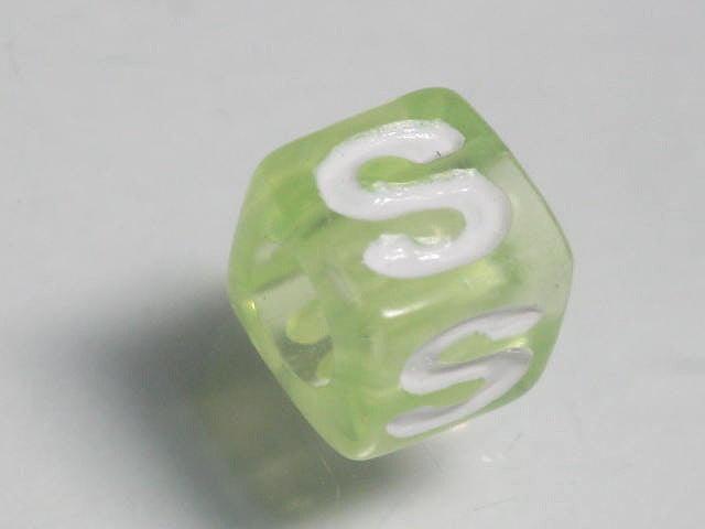 TOKO-BEADS P005-2-S Alphabet (S) 7mm P005-2-S アルファベット（S） 7mm Asian bead & African bead  Handmade,Lampeork,bead,asia,india,ethnic,parts,accessory,beads とんぼ玉,ビーズ,トンボ玉,アジア,インド,エスニック,手作り,パーツ,アクセサリー
