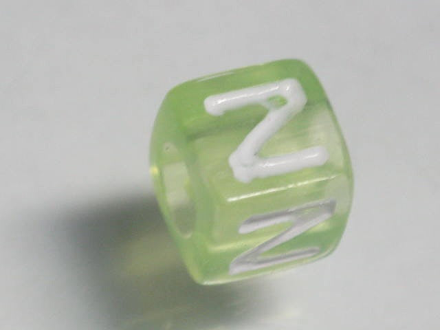 TOKO-BEADS P005-2-Z Alphabet (Z) 7mm P005-2-Z アルファベット（Z） 7mm Asian bead & African bead  Handmade,Lampeork,bead,asia,india,ethnic,parts,accessory,beads とんぼ玉,ビーズ,トンボ玉,アジア,インド,エスニック,手作り,パーツ,アクセサリー