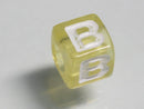 TOKO-BEADS P005-3-B Alphabet (B) 7mm P005-3-B アルファベット（B） 7mm Asian bead & African bead  Handmade,Lampeork,bead,asia,india,ethnic,parts,accessory,beads とんぼ玉,ビーズ,トンボ玉,アジア,インド,エスニック,手作り,パーツ,アクセサリー
