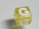 TOKO-BEADS P005-3-G Alphabet (G) 7mm P005-3-G アルファベット（G） 7mm Asian bead & African bead  Handmade,Lampeork,bead,asia,india,ethnic,parts,accessory,beads とんぼ玉,ビーズ,トンボ玉,アジア,インド,エスニック,手作り,パーツ,アクセサリー