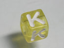 TOKO-BEADS P005-3-K Alphabet (K) 7mm P005-3-K アルファベット（K） 7mm Asian bead & African bead  Handmade,Lampeork,bead,asia,india,ethnic,parts,accessory,beads とんぼ玉,ビーズ,トンボ玉,アジア,インド,エスニック,手作り,パーツ,アクセサリー