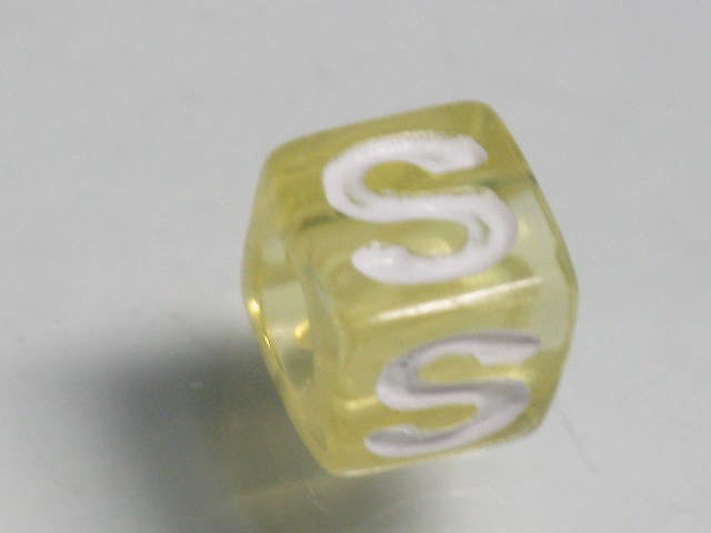 TOKO-BEADS P005-3-S Alphabet (S) 7mm P005-3-S アルファベット（S） 7mm Asian bead & African bead  Handmade,Lampeork,bead,asia,india,ethnic,parts,accessory,beads とんぼ玉,ビーズ,トンボ玉,アジア,インド,エスニック,手作り,パーツ,アクセサリー