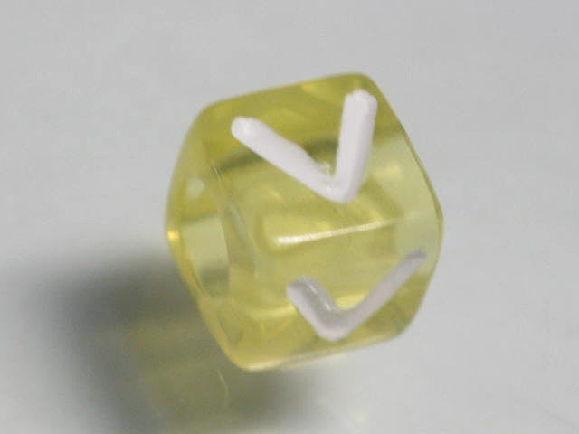 TOKO-BEADS P005-3-V Alphabet (V) 7mm P005-3-V アルファベット（V） 7mm Asian bead & African bead  Handmade,Lampeork,bead,asia,india,ethnic,parts,accessory,beads とんぼ玉,ビーズ,トンボ玉,アジア,インド,エスニック,手作り,パーツ,アクセサリー