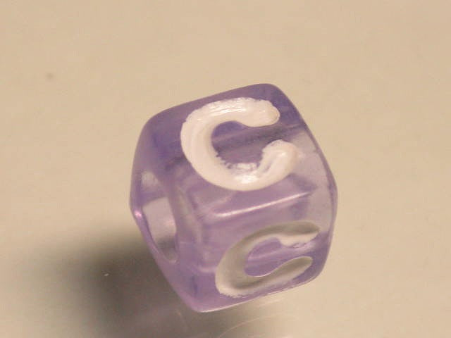 TOKO-BEADS P005-4-C Alphabet (C) 7mm P005-4-C アルファベット（C） 7mm Asian bead & African bead  Handmade,Lampeork,bead,asia,india,ethnic,parts,accessory,beads とんぼ玉,ビーズ,トンボ玉,アジア,インド,エスニック,手作り,パーツ,アクセサリー