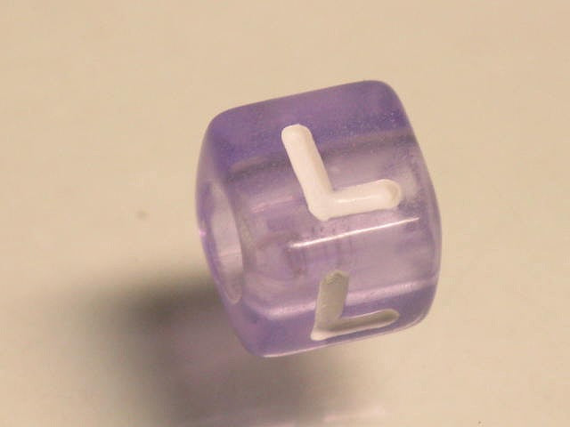 TOKO-BEADS P005-4-L Alphabet (L) 7mm P005-4-L アルファベット（L） 7mm Asian bead & African bead  Handmade,Lampeork,bead,asia,india,ethnic,parts,accessory,beads とんぼ玉,ビーズ,トンボ玉,アジア,インド,エスニック,手作り,パーツ,アクセサリー