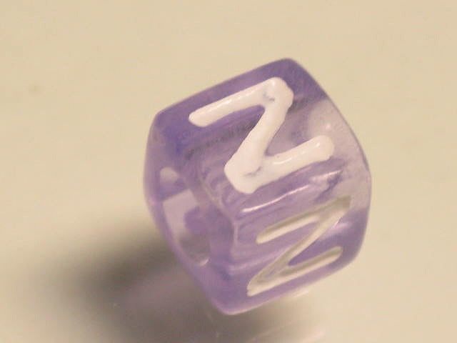 TOKO-BEADS P005-4-Z Alphabet (Z) 7mm P005-4-Z アルファベット（Z） 7mm Asian bead & African bead  Handmade,Lampeork,bead,asia,india,ethnic,parts,accessory,beads とんぼ玉,ビーズ,トンボ玉,アジア,インド,エスニック,手作り,パーツ,アクセサリー