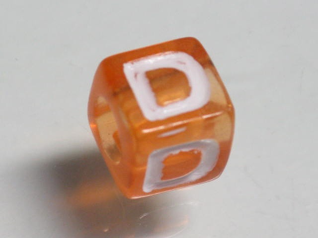 TOKO-BEADS P005-5-D Alphabet (D) 7mm P005-5-D アルファベット（D） 7mm Asian bead & African bead  Handmade,Lampeork,bead,asia,india,ethnic,parts,accessory,beads とんぼ玉,ビーズ,トンボ玉,アジア,インド,エスニック,手作り,パーツ,アクセサリー
