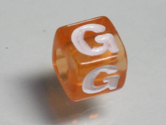 TOKO-BEADS P005-5-G Alphabet (G) 7mm P005-5-G アルファベット（G） 7mm Asian bead & African bead  Handmade,Lampeork,bead,asia,india,ethnic,parts,accessory,beads とんぼ玉,ビーズ,トンボ玉,アジア,インド,エスニック,手作り,パーツ,アクセサリー
