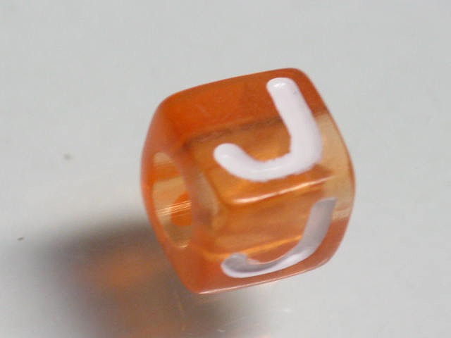TOKO-BEADS P005-5-J Alphabet (J) 7mm P005-5-J アルファベット（J） 7mm Asian bead & African bead  Handmade,Lampeork,bead,asia,india,ethnic,parts,accessory,beads とんぼ玉,ビーズ,トンボ玉,アジア,インド,エスニック,手作り,パーツ,アクセサリー