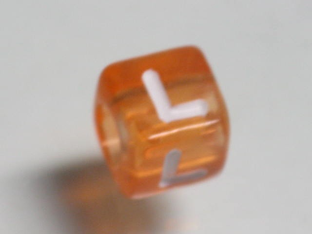 TOKO-BEADS P005-5-L Alphabet (L) 7mm P005-5-L アルファベット（L） 7mm Asian bead & African bead  Handmade,Lampeork,bead,asia,india,ethnic,parts,accessory,beads とんぼ玉,ビーズ,トンボ玉,アジア,インド,エスニック,手作り,パーツ,アクセサリー