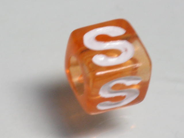 TOKO-BEADS P005-5-S Alphabet (S) 7mm P005-5-S アルファベット（S） 7mm Asian bead & African bead  Handmade,Lampeork,bead,asia,india,ethnic,parts,accessory,beads とんぼ玉,ビーズ,トンボ玉,アジア,インド,エスニック,手作り,パーツ,アクセサリー