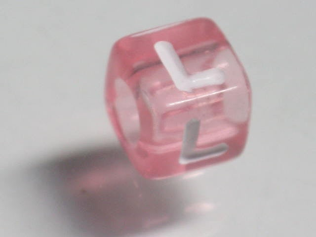 TOKO-BEADS P005-6-L Alphabet (L) 7mm P005-6-L アルファベット（L） 7mm Asian bead & African bead  Handmade,Lampeork,bead,asia,india,ethnic,parts,accessory,beads とんぼ玉,ビーズ,トンボ玉,アジア,インド,エスニック,手作り,パーツ,アクセサリー