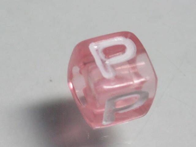 TOKO-BEADS P005-6-P Alphabet (P) 7mm P005-6-P アルファベット（P） 7mm Asian bead & African bead  Handmade,Lampeork,bead,asia,india,ethnic,parts,accessory,beads とんぼ玉,ビーズ,トンボ玉,アジア,インド,エスニック,手作り,パーツ,アクセサリー
