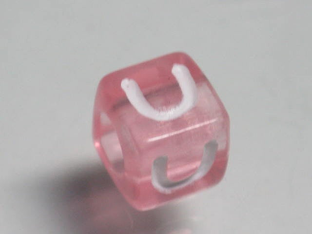 TOKO-BEADS P005-6-U Alphabet (U) 7mm P005-6-U アルファベット（U） 7mm Asian bead & African bead  Handmade,Lampeork,bead,asia,india,ethnic,parts,accessory,beads とんぼ玉,ビーズ,トンボ玉,アジア,インド,エスニック,手作り,パーツ,アクセサリー