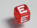TOKO-BEADS P005-7-E Alphabet (E) 7mm P005-7-E アルファベット（E） 7mm Asian bead & African bead  Handmade,Lampeork,bead,asia,india,ethnic,parts,accessory,beads とんぼ玉,ビーズ,トンボ玉,アジア,インド,エスニック,手作り,パーツ,アクセサリー