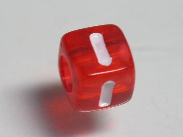 TOKO-BEADS P005-7-I Alphabet (I) 7mm P005-7-I アルファベット（I） 7mm Asian bead & African bead  Handmade,Lampeork,bead,asia,india,ethnic,parts,accessory,beads とんぼ玉,ビーズ,トンボ玉,アジア,インド,エスニック,手作り,パーツ,アクセサリー