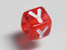 TOKO-BEADS P005-7-Y Alphabet (Y) 7mm P005-7-Y アルファベット（Y） 7mm Asian bead & African bead  Handmade,Lampeork,bead,asia,india,ethnic,parts,accessory,beads とんぼ玉,ビーズ,トンボ玉,アジア,インド,エスニック,手作り,パーツ,アクセサリー