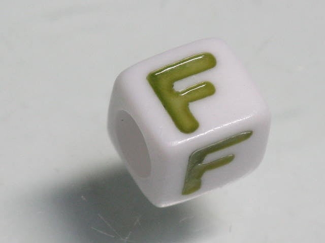TOKO-BEADS P006-1-F Alphabet (F) 7mm P006-1-F アルファベット（F） 7mm Asian bead & African bead  Handmade,Lampeork,bead,asia,india,ethnic,parts,accessory,beads とんぼ玉,ビーズ,トンボ玉,アジア,インド,エスニック,手作り,パーツ,アクセサリー