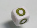 TOKO-BEADS P006-1-O Alphabet (O) 7mm P006-1-O アルファベット（O） 7mm Asian bead & African bead  Handmade,Lampeork,bead,asia,india,ethnic,parts,accessory,beads とんぼ玉,ビーズ,トンボ玉,アジア,インド,エスニック,手作り,パーツ,アクセサリー
