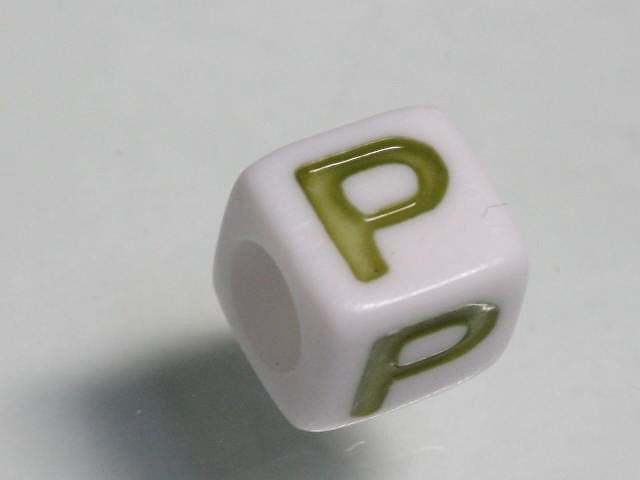 TOKO-BEADS P006-1-P Alphabet (P) 7mm P006-1-P アルファベット（P） 7mm Asian bead & African bead  Handmade,Lampeork,bead,asia,india,ethnic,parts,accessory,beads とんぼ玉,ビーズ,トンボ玉,アジア,インド,エスニック,手作り,パーツ,アクセサリー
