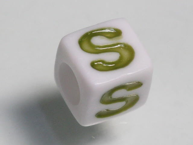 TOKO-BEADS P006-1-S Alphabet (S) 7mm P006-1-S アルファベット（S） 7mm Asian bead & African bead  Handmade,Lampeork,bead,asia,india,ethnic,parts,accessory,beads とんぼ玉,ビーズ,トンボ玉,アジア,インド,エスニック,手作り,パーツ,アクセサリー