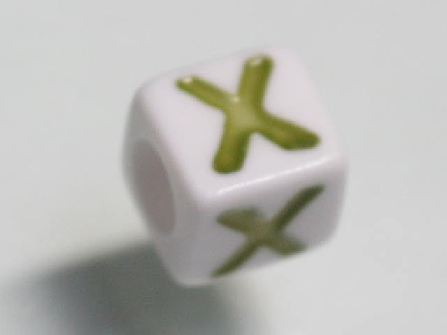 TOKO-BEADS P006-1-X Alphabet (X) 7mm P006-1-X アルファベット（X） 7mm Asian bead & African bead  Handmade,Lampeork,bead,asia,india,ethnic,parts,accessory,beads とんぼ玉,ビーズ,トンボ玉,アジア,インド,エスニック,手作り,パーツ,アクセサリー