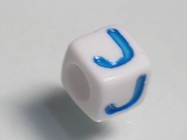 TOKO-BEADS P006-2-J Alphabet (J) 7mm P006-2-J アルファベット（J） 7mm Asian bead & African bead  Handmade,Lampeork,bead,asia,india,ethnic,parts,accessory,beads とんぼ玉,ビーズ,トンボ玉,アジア,インド,エスニック,手作り,パーツ,アクセサリー