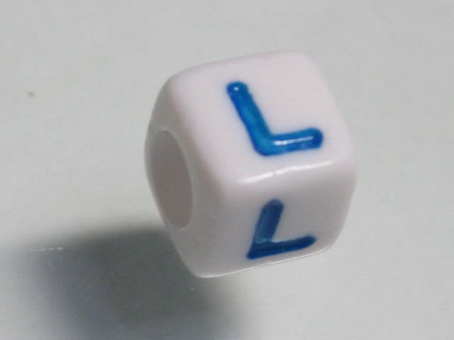 TOKO-BEADS P006-2-L Alphabet (L) 7mm P006-2-L アルファベット（L） 7mm Asian bead & African bead  Handmade,Lampeork,bead,asia,india,ethnic,parts,accessory,beads とんぼ玉,ビーズ,トンボ玉,アジア,インド,エスニック,手作り,パーツ,アクセサリー