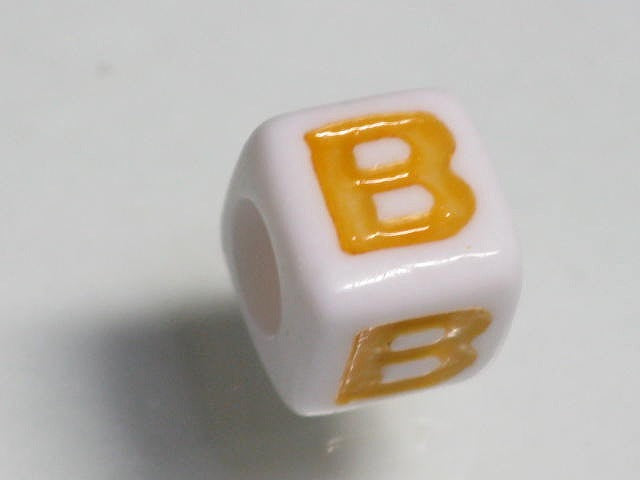 TOKO-BEADS P006-3-B Alphabet (B) 7mm P006-3-B アルファベット（B） 7mm Asian bead & African bead  Handmade,Lampeork,bead,asia,india,ethnic,parts,accessory,beads とんぼ玉,ビーズ,トンボ玉,アジア,インド,エスニック,手作り,パーツ,アクセサリー