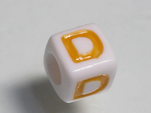 TOKO-BEADS P006-3-D Alphabet (D) 7mm P006-3-D アルファベット（D） 7mm Asian bead & African bead  Handmade,Lampeork,bead,asia,india,ethnic,parts,accessory,beads とんぼ玉,ビーズ,トンボ玉,アジア,インド,エスニック,手作り,パーツ,アクセサリー