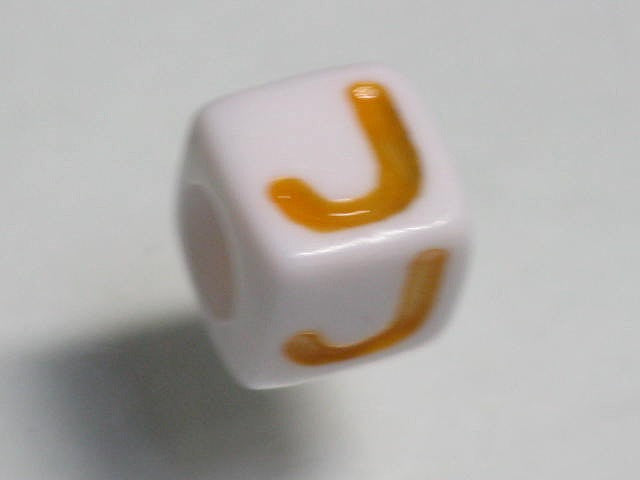 TOKO-BEADS P006-3-J Alphabet (J) 7mm P006-3-J アルファベット（J） 7mm Asian bead & African bead  Handmade,Lampeork,bead,asia,india,ethnic,parts,accessory,beads とんぼ玉,ビーズ,トンボ玉,アジア,インド,エスニック,手作り,パーツ,アクセサリー