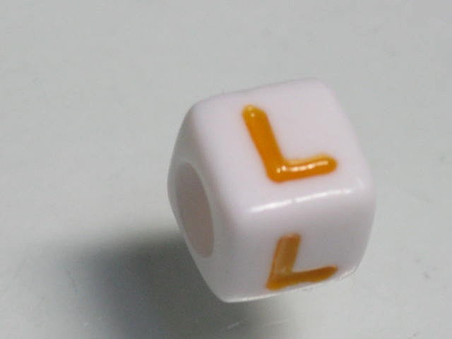 TOKO-BEADS P006-3-L Alphabet (L) 7mm P006-3-L アルファベット（L） 7mm Asian bead & African bead  Handmade,Lampeork,bead,asia,india,ethnic,parts,accessory,beads とんぼ玉,ビーズ,トンボ玉,アジア,インド,エスニック,手作り,パーツ,アクセサリー