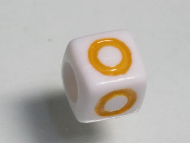 TOKO-BEADS P006-3-O Alphabet (O) 7mm P006-3-O アルファベット（O） 7mm Asian bead & African bead  Handmade,Lampeork,bead,asia,india,ethnic,parts,accessory,beads とんぼ玉,ビーズ,トンボ玉,アジア,インド,エスニック,手作り,パーツ,アクセサリー