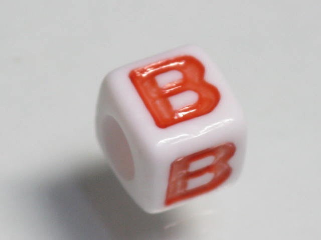 TOKO-BEADS P006-4-B Alphabet (B) 7mm P006-4-B アルファベット（B） 7mm Asian bead & African bead  Handmade,Lampeork,bead,asia,india,ethnic,parts,accessory,beads とんぼ玉,ビーズ,トンボ玉,アジア,インド,エスニック,手作り,パーツ,アクセサリー