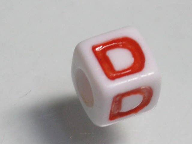 TOKO-BEADS P006-4-D Alphabet (D) 7mm P006-4-D アルファベット（D） 7mm Asian bead & African bead  Handmade,Lampeork,bead,asia,india,ethnic,parts,accessory,beads とんぼ玉,ビーズ,トンボ玉,アジア,インド,エスニック,手作り,パーツ,アクセサリー