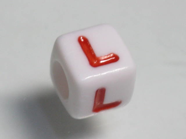 TOKO-BEADS P006-4-L Alphabet (L) 7mm P006-4-L アルファベット（L） 7mm Asian bead & African bead  Handmade,Lampeork,bead,asia,india,ethnic,parts,accessory,beads とんぼ玉,ビーズ,トンボ玉,アジア,インド,エスニック,手作り,パーツ,アクセサリー