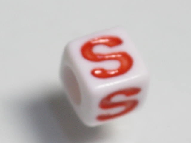 TOKO-BEADS P006-4-S Alphabet (S) 7mm P006-4-S アルファベット（S） 7mm Asian bead & African bead  Handmade,Lampeork,bead,asia,india,ethnic,parts,accessory,beads とんぼ玉,ビーズ,トンボ玉,アジア,インド,エスニック,手作り,パーツ,アクセサリー