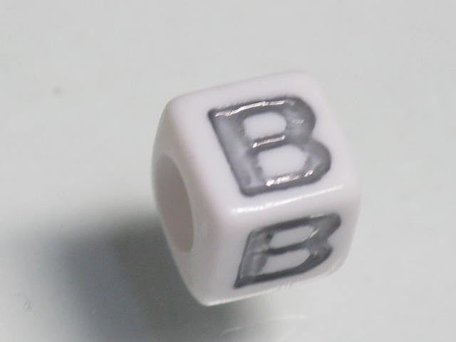 TOKO-BEADS P006-5-B Alphabet (B) 7mm P006-5-B アルファベット（B） 7mm Asian bead & African bead  Handmade,Lampeork,bead,asia,india,ethnic,parts,accessory,beads とんぼ玉,ビーズ,トンボ玉,アジア,インド,エスニック,手作り,パーツ,アクセサリー