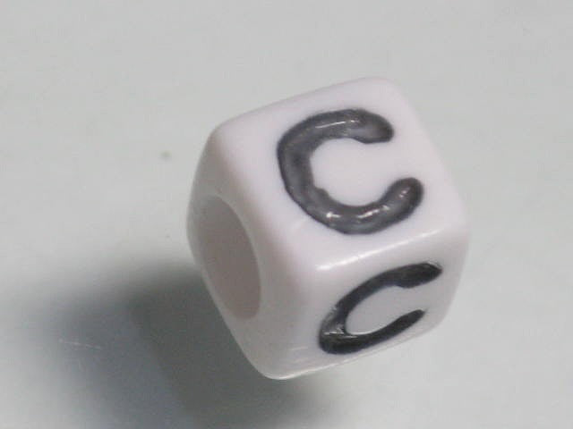 TOKO-BEADS P006-5-C Alphabet (C) 7mm P006-5-C アルファベット（C） 7mm Asian bead & African bead  Handmade,Lampeork,bead,asia,india,ethnic,parts,accessory,beads とんぼ玉,ビーズ,トンボ玉,アジア,インド,エスニック,手作り,パーツ,アクセサリー